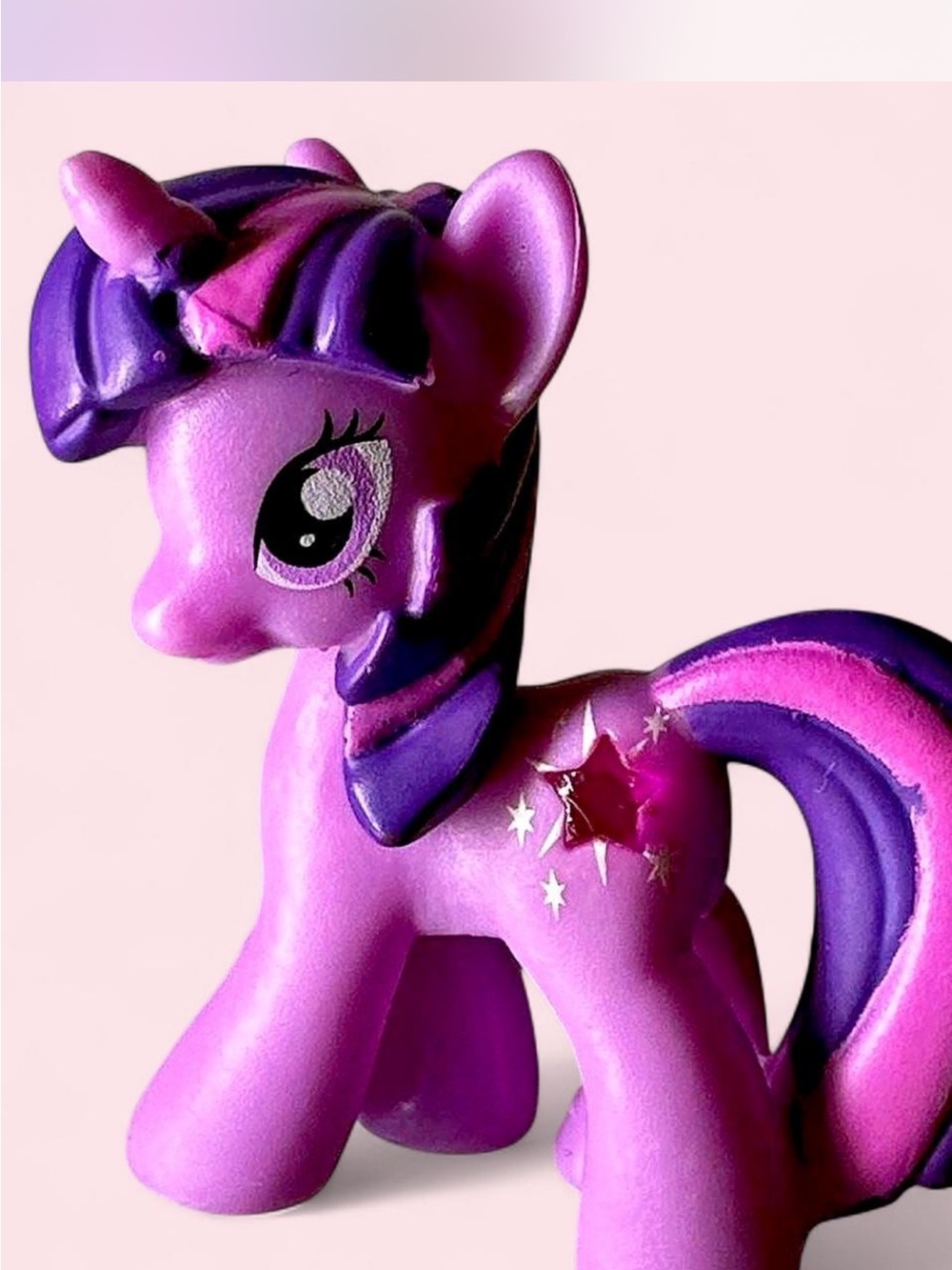 My Little Pony Purple and Pink Unicorn Toy Figure